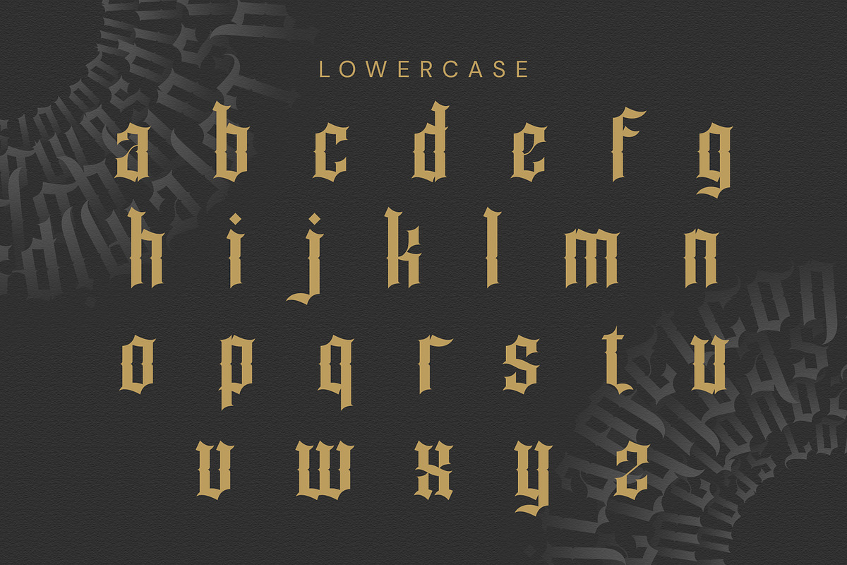 Klaviar Blackletter Font, a Blackletter Font by Idea Studio (Photo 8 of 10)