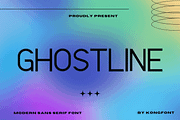 Ghostline – Modern Sans Serif Font, a Sans Serif Font by overlaytemplates (Thumbnail 1 of 5)