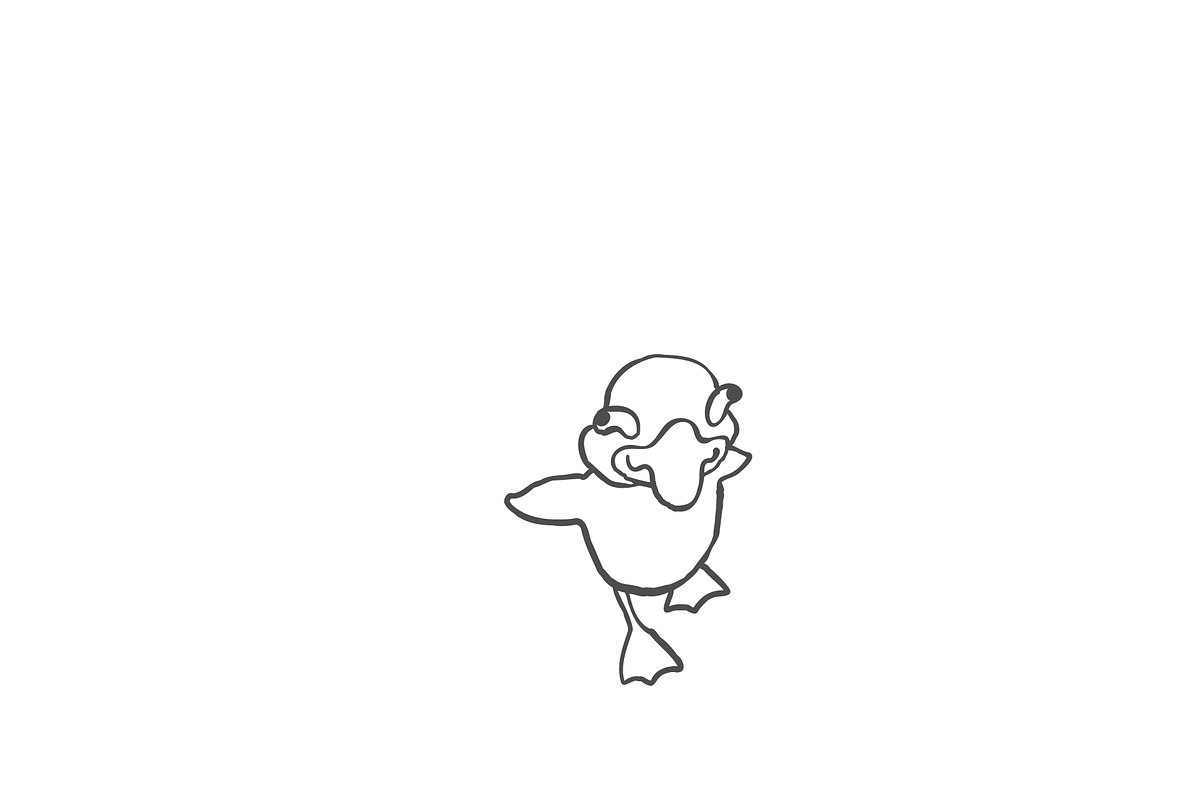 Cute Little Duckling, an Illustration by Anastasiya Klempach (Photo 5 of 7)