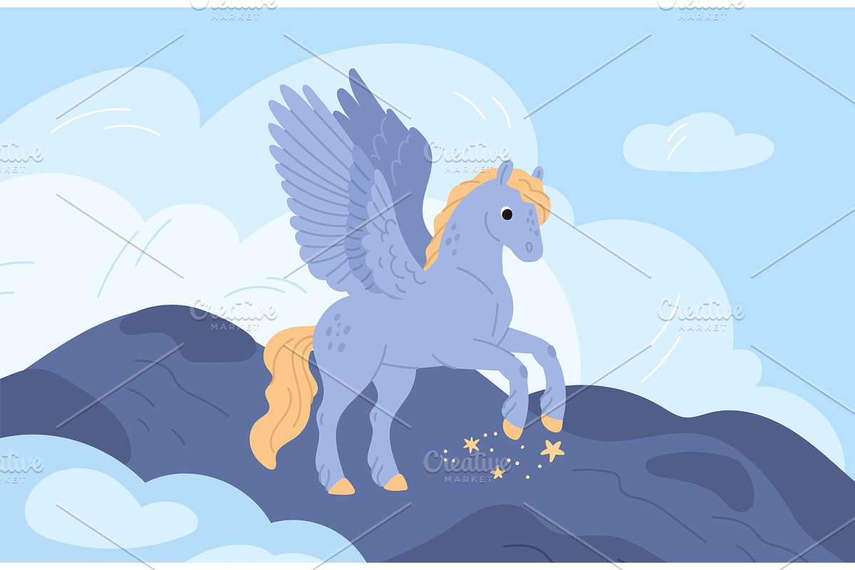 Fairy tale creation. Fabulous animal, an Animal Illustration by YummyBuum