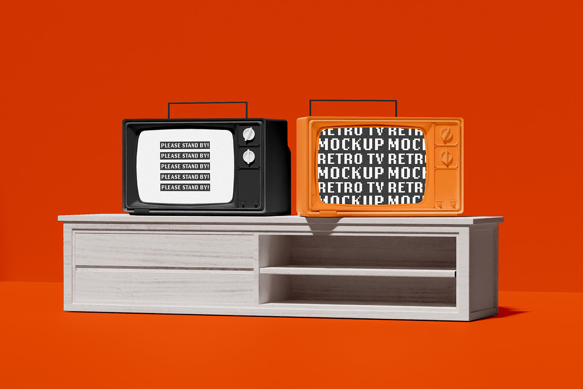 Old TV Mockup, a Wearable Device Mockup by Mego-studio
