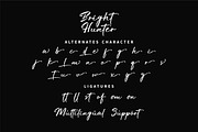 Bright Hunter - Signature Font, a Script Font by GFRcreative (Thumbnail 4 of 5)