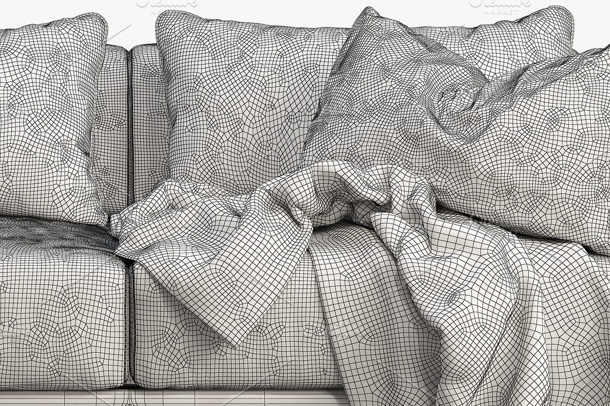 Brown Jordan Maldives Loveseat Sofa, a Furniture 3D Model by 3dmitruk (Photo 9 of 11)