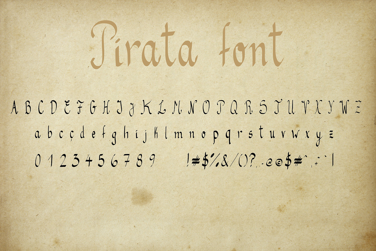 Pirata Font