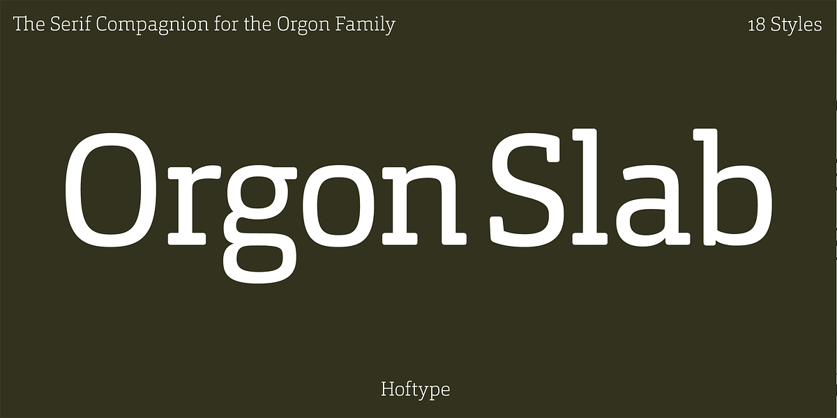 Orgon Slab, a Slab Serif Font by Hoftype (Photo 1 of 30)