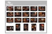 20 Christmas Kitchen Backdrop, a Background Photo by KenScape (Thumbnail 3 of 3)