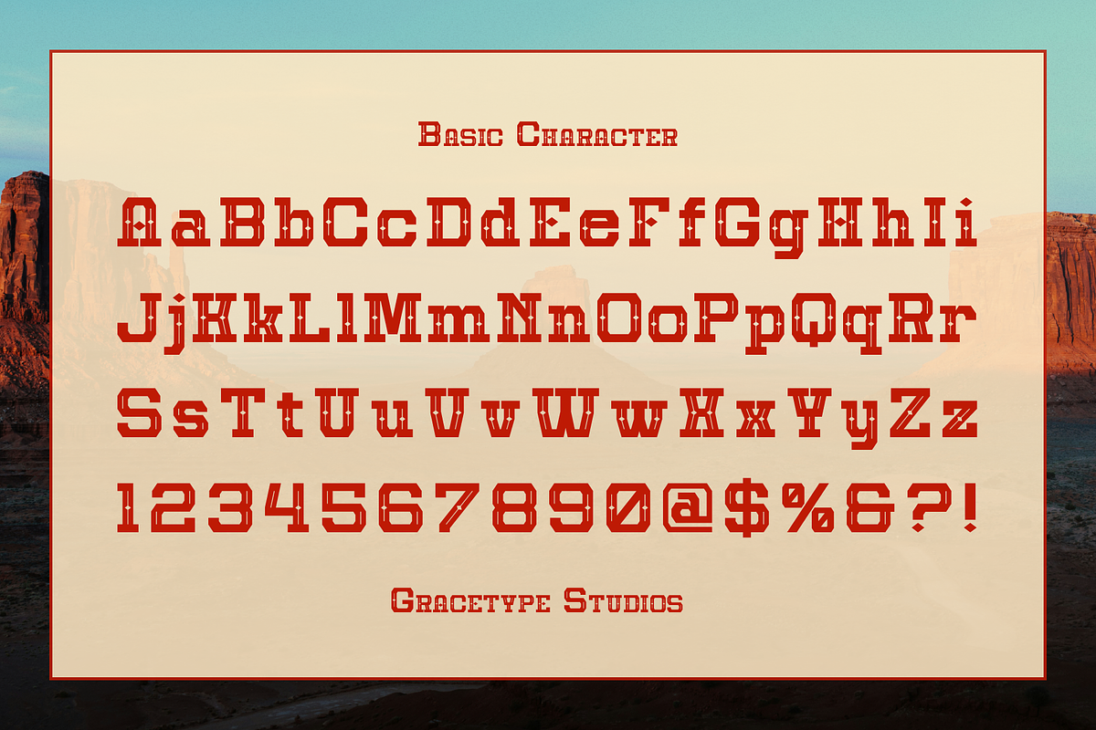 Mojave | Western Slab Serif, a Slab Serif Font by gracetype_studio (Photo 10 of 12)