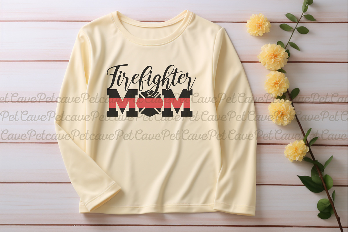 Firefighter Mom Sublimation Bundle, a Graphic by Pet Cave (Photo 7 of 9)