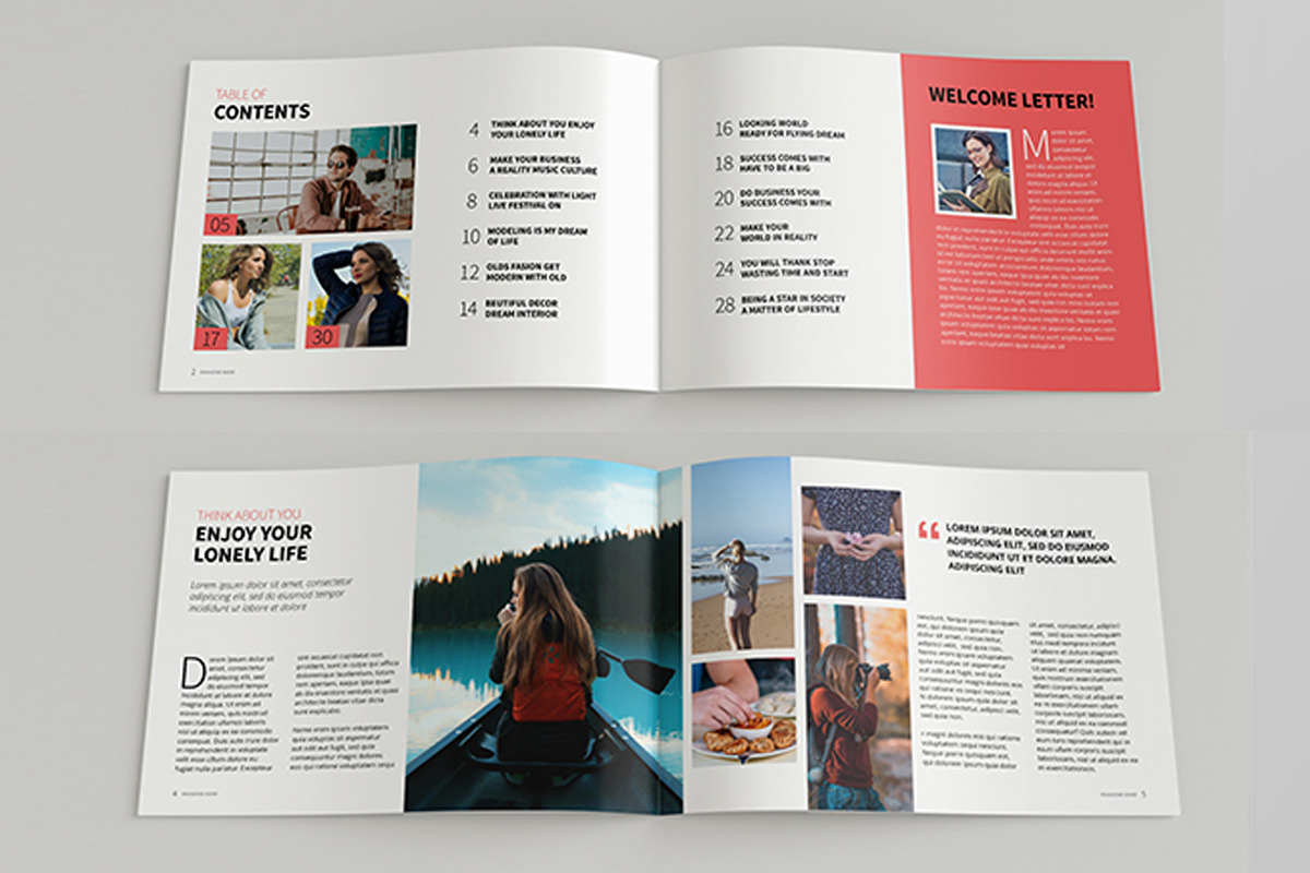 Lifestyle Magazine Design, a Magazine Template by xtratimebd (Photo 2 of 6)