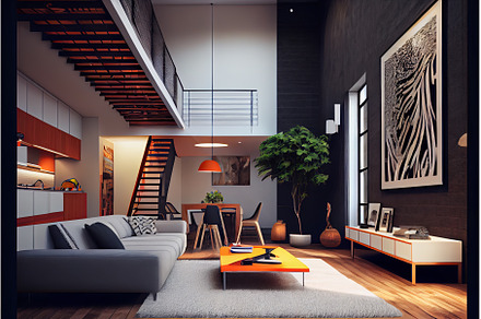 Interior of luxury home, an Architecture Photo by Neirfy