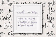 Houstonfield//Modern Script Font, a Handwritten Font by PeachCreme (Thumbnail 10 of 13)