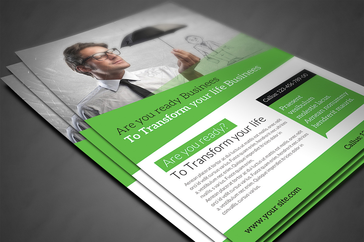 Business Planner Flyers Templates, a Flyer Template by AfzaalGraphics (Photo 4 of 4)