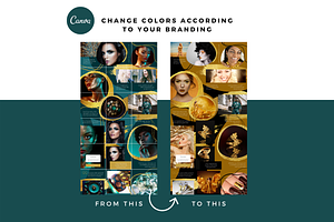 Teal Chic Canva Instagram Puzzle