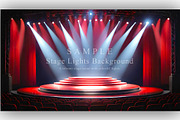 15 Stage Lights Background, a Background Graphic by NOMO DESIGN (Thumbnail 8 of 16)