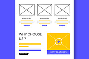 Wireframe Template, a Wireframe Template by MightyDesign (Thumbnail 4 of 9)