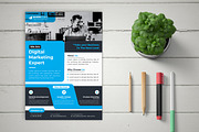 Corporate Theme Business Flyer, a Marketing Template by Graphiexperto (Thumbnail 2 of 6)