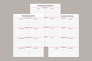 Budget Planner Pages Set V-09