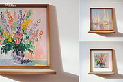 Square Frame Mockup Art PSD, a Household Mockup by momomockps (Thumbnail 6 of 9)