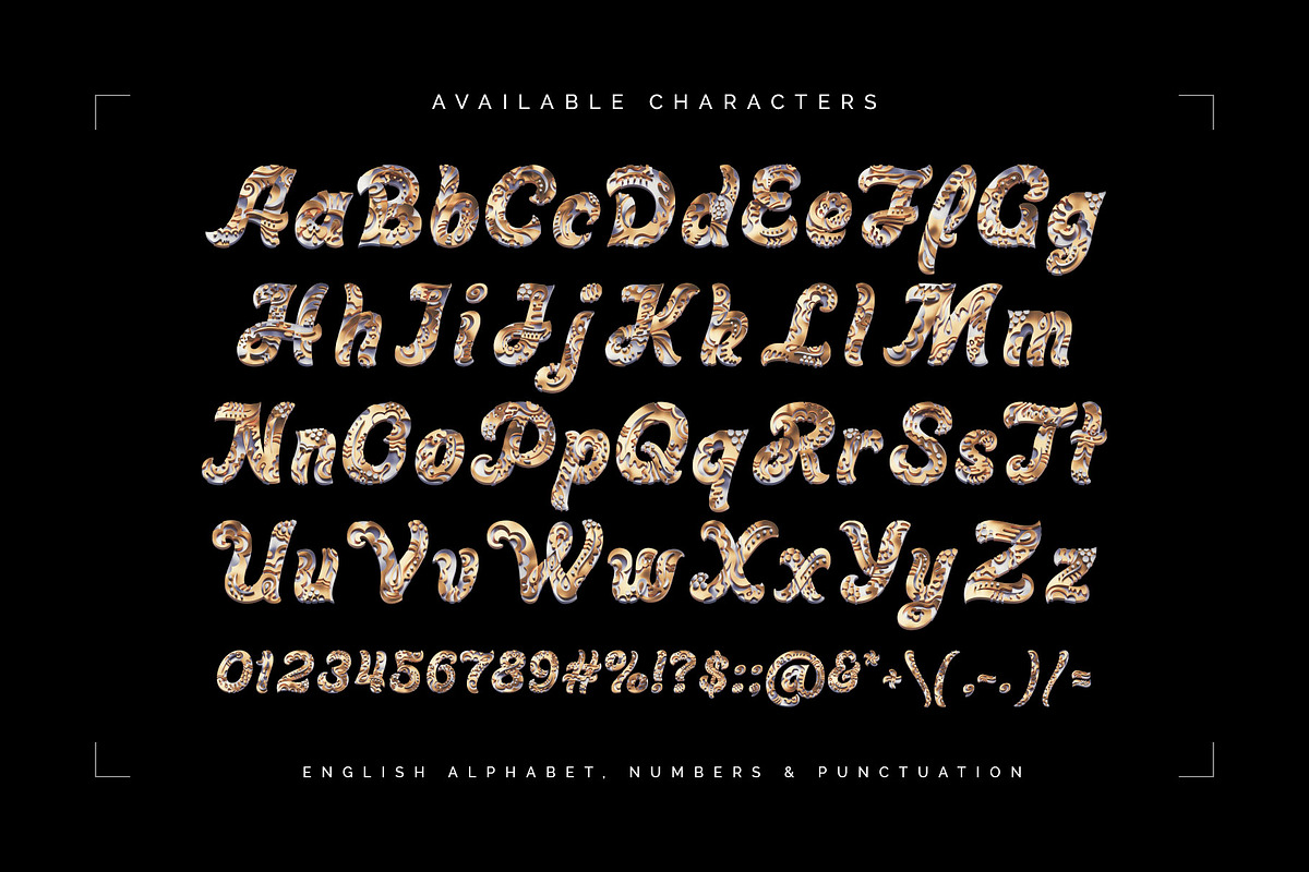 Jewel Gift — Color Bitmap Font, a Symbol Font by Gleb Guralnyk (Photo 4 of 4)