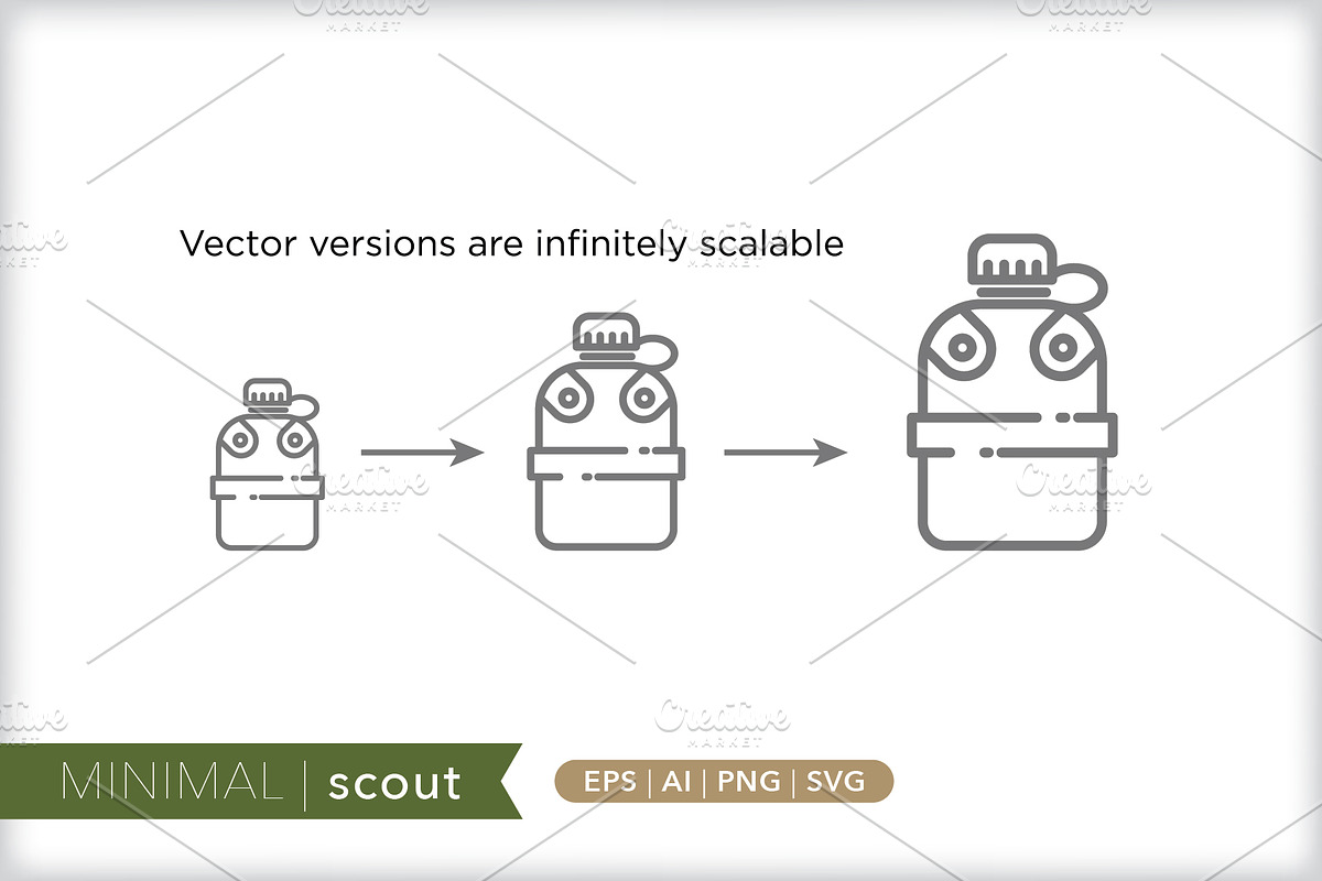 Minimal scout icons, an Outline Icon by Picture Window (Photo 4 of 5)