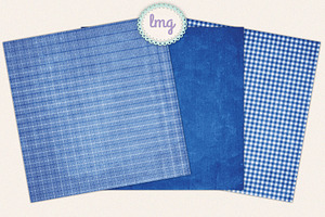 Fall Gingham Scrapbook Papers