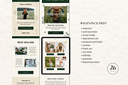 Canva Email Newsletter Templates, an Email Template by Deb Creative Studio (Thumbnail 2 of 8)