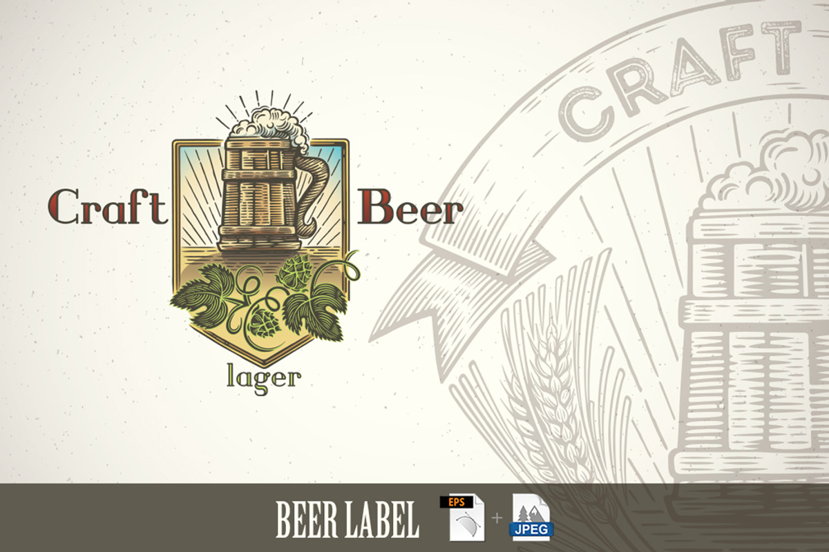 Beer label, a Food Illustration by Countryside life (Photo 6 of 10)