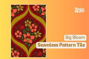 Seamless Pattern Tile - Bouquet