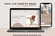 Boho Shopify Theme, Boutique Store, a Templates & Theme by Elite Luster (Thumbnail 2 of 3)