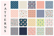 Vintage doodle bundle. Patterns+, a Pattern Graphic by Sentimental postman (Thumbnail 17 of 18)