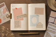 Vintage Notebook Pages, a Decorative Illustration by Anna Studio (Thumbnail 5 of 12)