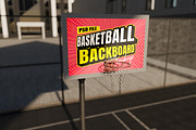 Basketball Backboard Mockup, a Mockup by Mockupnine (Thumbnail 3 of 7)