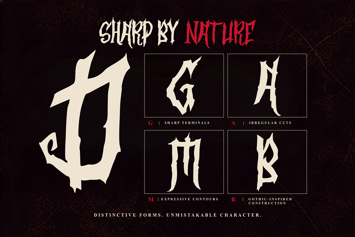 Death Curse - Gothic Horror Font, a Blackletter Font by agnyhasyastudio (Photo 13 of 17)