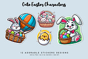 Cute Easter Characters, a Seasonal Illustration by Digital Art Creations (Thumbnail 3 of 6)
