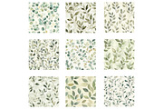 Muted Foliage Digital Paper, an Illustration by Designworld (Thumbnail 5 of 5)