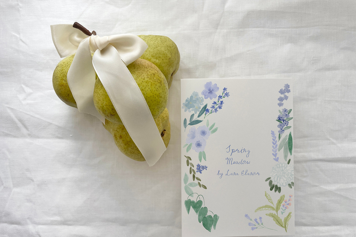 Hand-Painted Spring Floral Meadow, a Decorative Illustration by Lana Elanor (Photo 2 of 16)