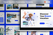 Travel Vacation PowerPoint Template, a Presentation Template by MtvtdArt (Thumbnail 1 of 6)