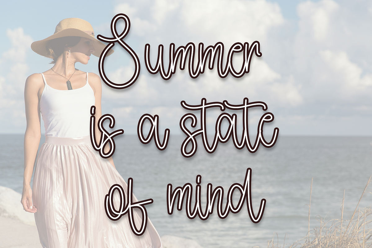 Simple Background, a Handwritten Font by FreshTypeINK (Photo 7 of 7)