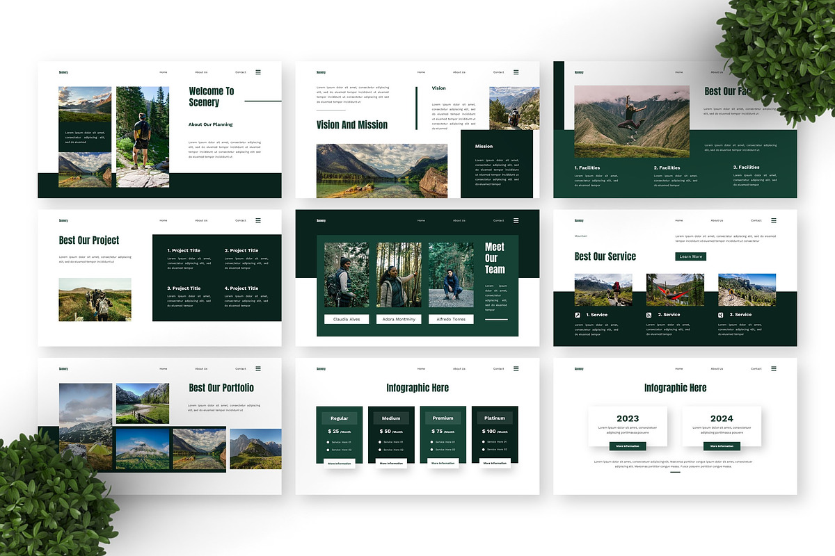 Scenery - Nature Powerpoint preview 2