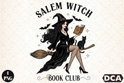 Halloween Vintage Salem Witch Book C, an Illustration by DreamCafeArt (Thumbnail 1 of 7)