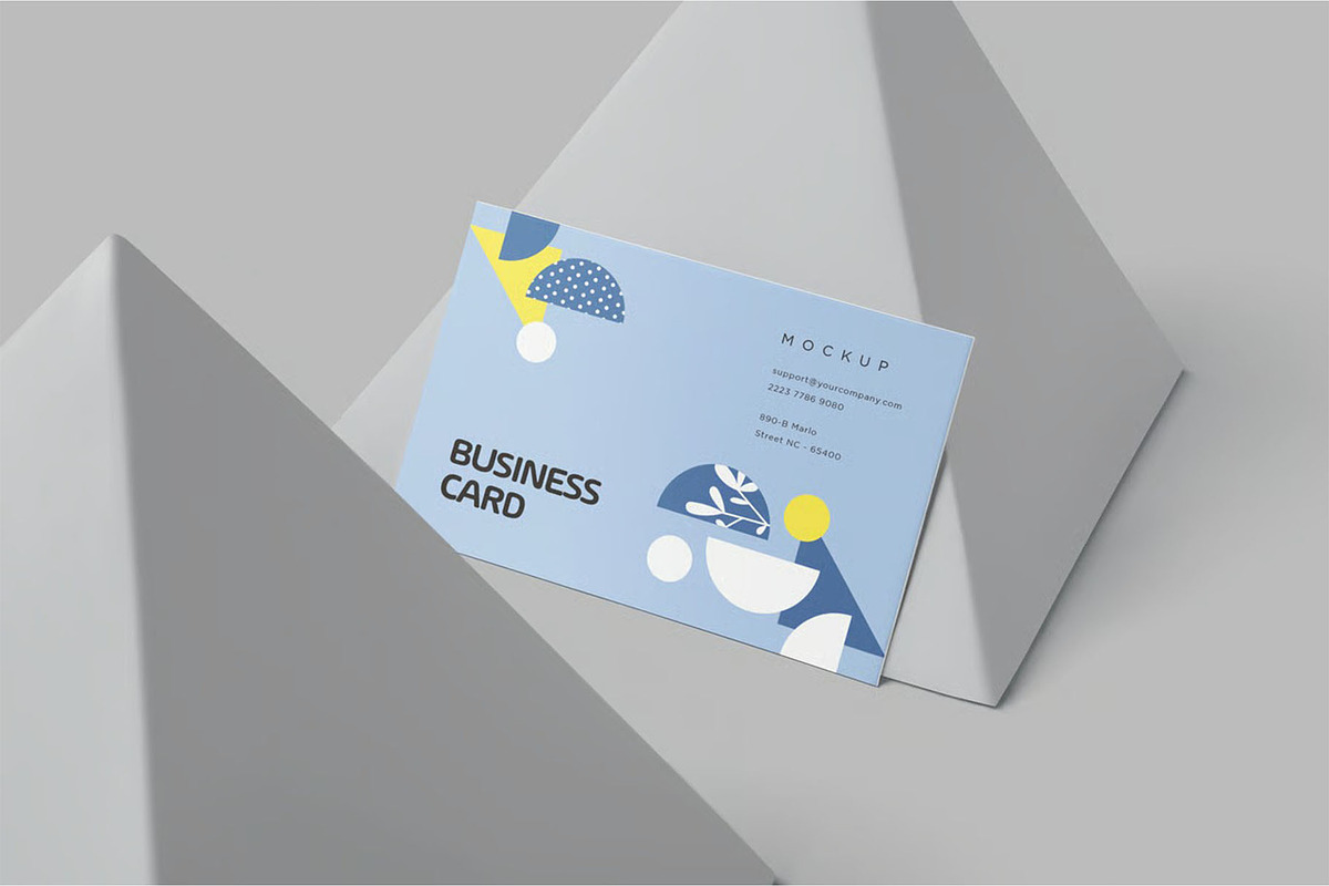 Europe Size Business Card Mockups, an Advertising Mockup by megostudi0 (Photo 2 of 6)