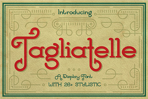 Tagliatelle Font