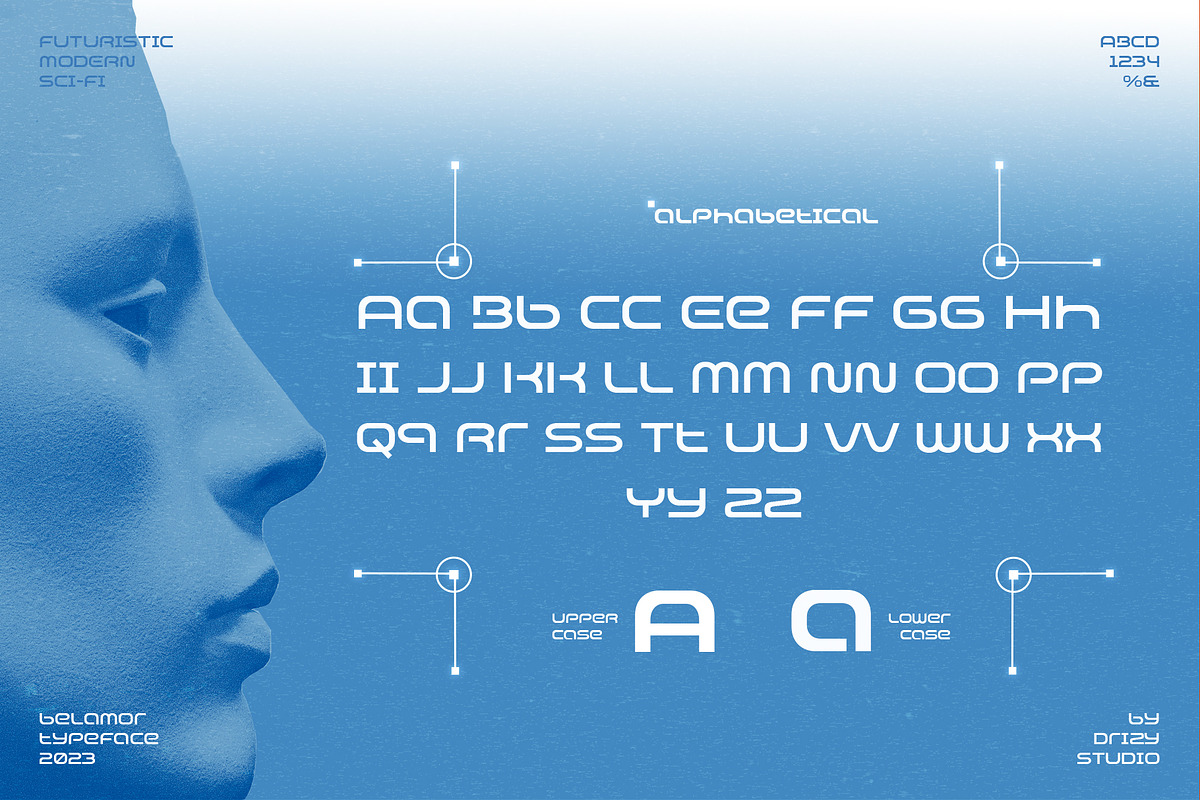 Belamor - Futuristic Variable Font, a Sans Serif Font by Drizy (Photo 4 of 10)