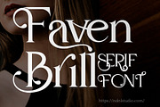 Faven Brill – Serif Font, a Serif Font by NDNL Studio (Thumbnail 1 of 11)