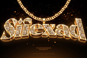Bling Bling Gold Text Effects Vol 03, a Layer Style Add-On by Hyperpix Productions (Thumbnail 3 of 19)