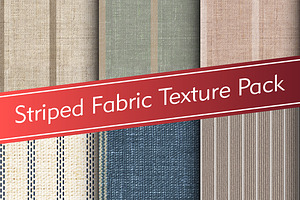 Striped Fabric Texture Pack, a Textures & Material 3D Model by 6BIT Creative
