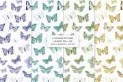 Vintage Butterflies Illustrations, an Animal Illustration by MargauxQuercy (Thumbnail 7 of 7)