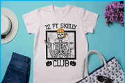 12 FT Skelly Club Halloween SVG, an Object Graphic by Creativeusart (Thumbnail 1 of 4)