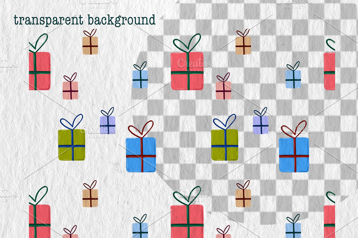 Christmas Seamless Pattern Set, an Illustration by Oleksandra Illustrates (Photo 3 of 20)