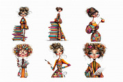 Whimsical Teachers Clipart, an Illustration by Libby Wishes (Thumbnail 5 of 7)